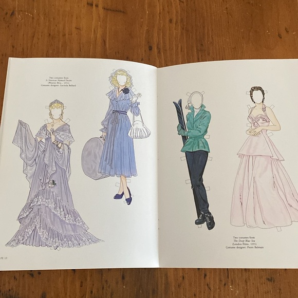 Vintage NWOT Vivian Leigh paper doll book by Tom Tierney Gone With the Wind - Picture 10 of 11